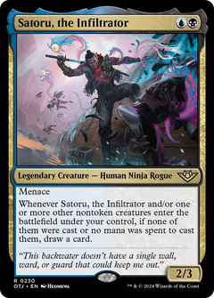 Satoru, the Infiltrator [Outlaws of Thunder Junction]-1