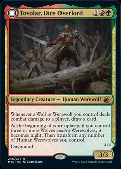 Tovolar, Dire Overlord // Tovolar, the Midnight Scourge [Innistrad: Midnight Hunt]-1