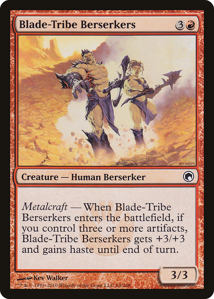 Blade-Tribe Berserkers [Scars of Mirrodin]-1