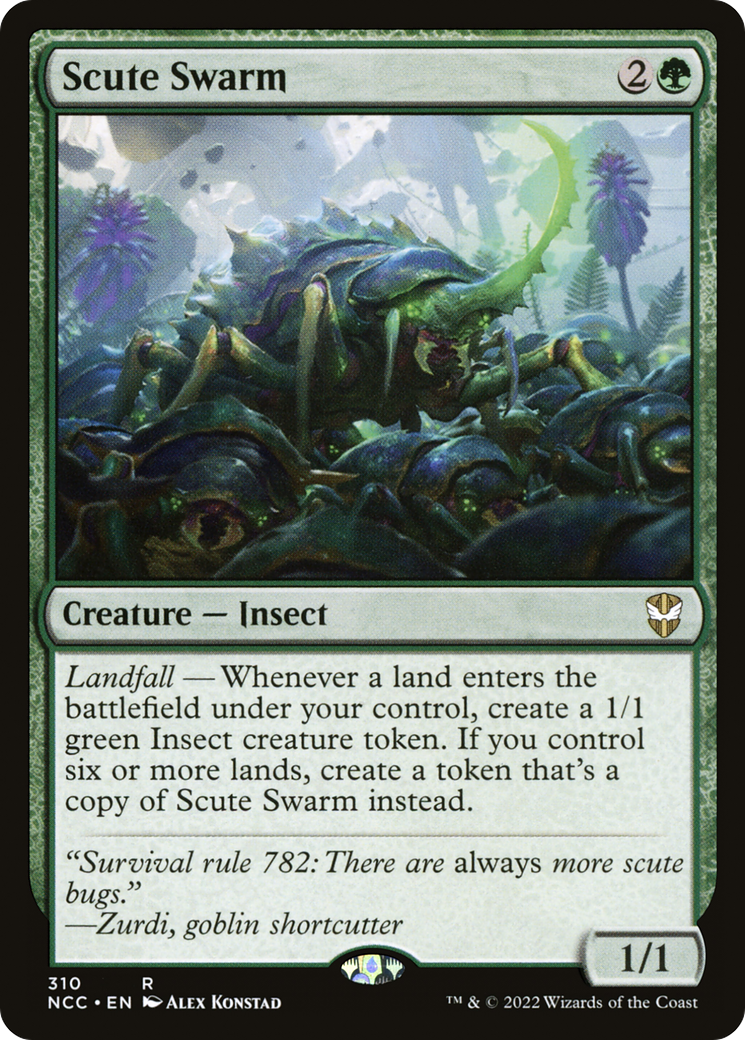 Scute Swarm [Streets of New Capenna Commander]-1