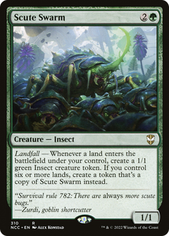 Scute Swarm [Streets of New Capenna Commander]-1