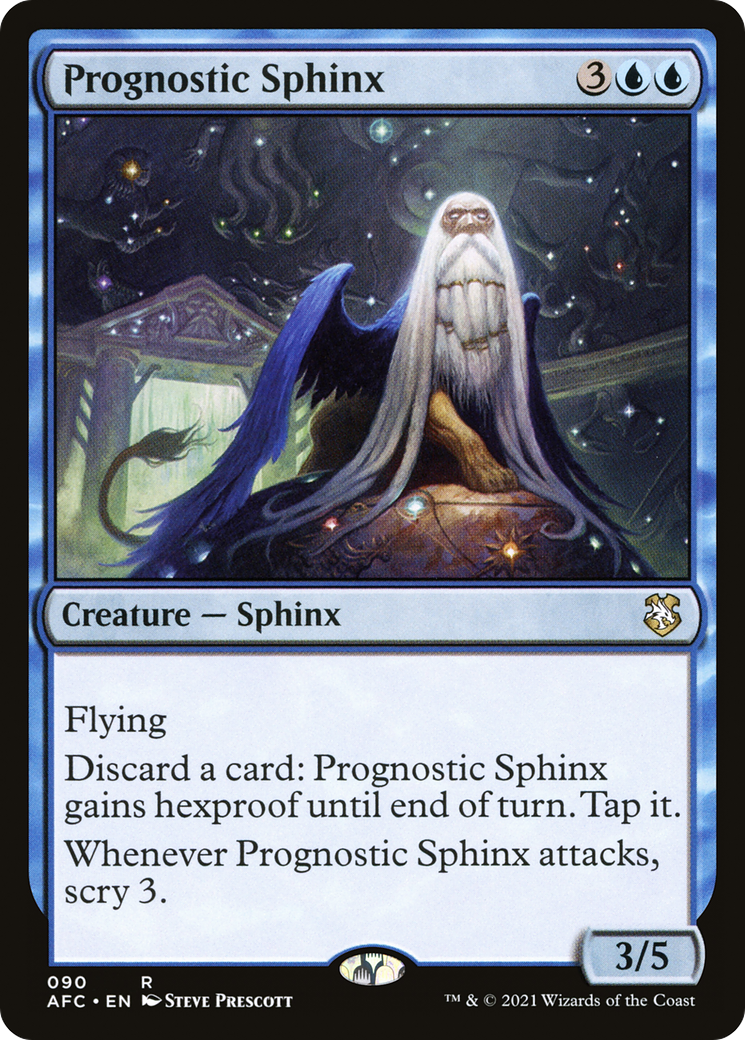 Prognostic Sphinx [Dungeons & Dragons: Adventures in the Forgotten Realms Commander]-1