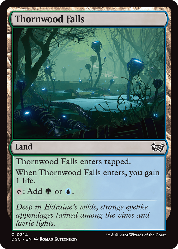 Thornwood Falls [Duskmourn: House of Horror Commander]-1