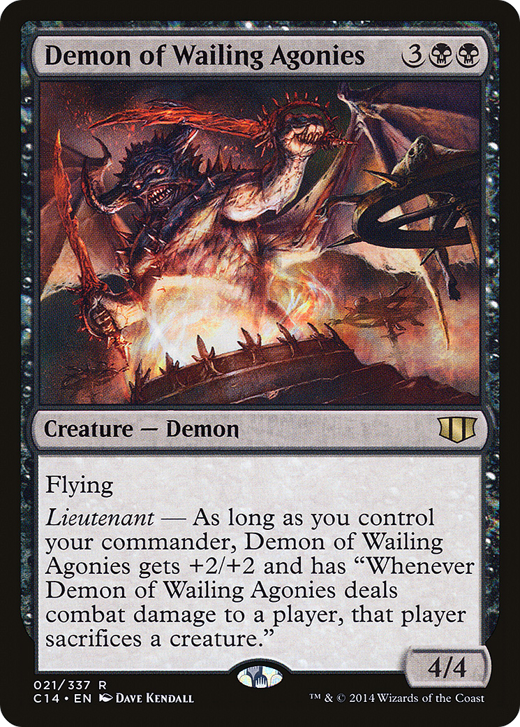 Demon of Wailing Agonies [Commander 2014]-1