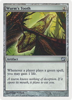 Wurm's Tooth (9ED-316) - 9th Edition Foil-1