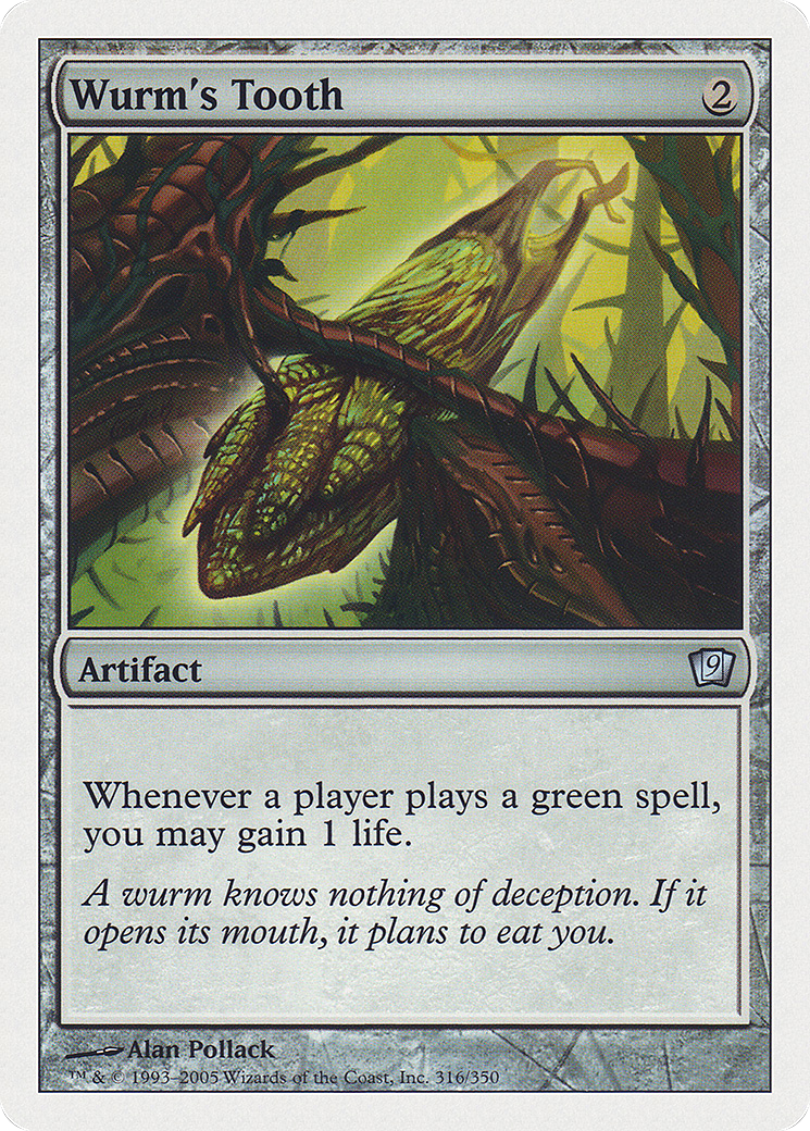 Wurm's Tooth (9ED-316) - 9th Edition-1