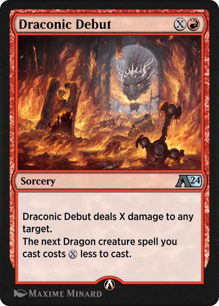 Draconic Debut (YWOE-009) - Alchemy: Wilds of Eldraine-1