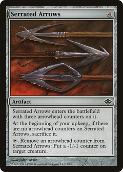 Serrated Arrows [Duel Decks: Garruk vs. Liliana]-1