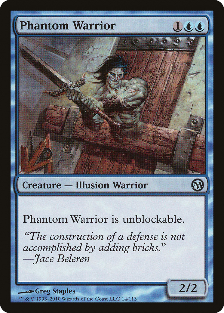 Phantom Warrior [Duels of the Planeswalkers]-1
