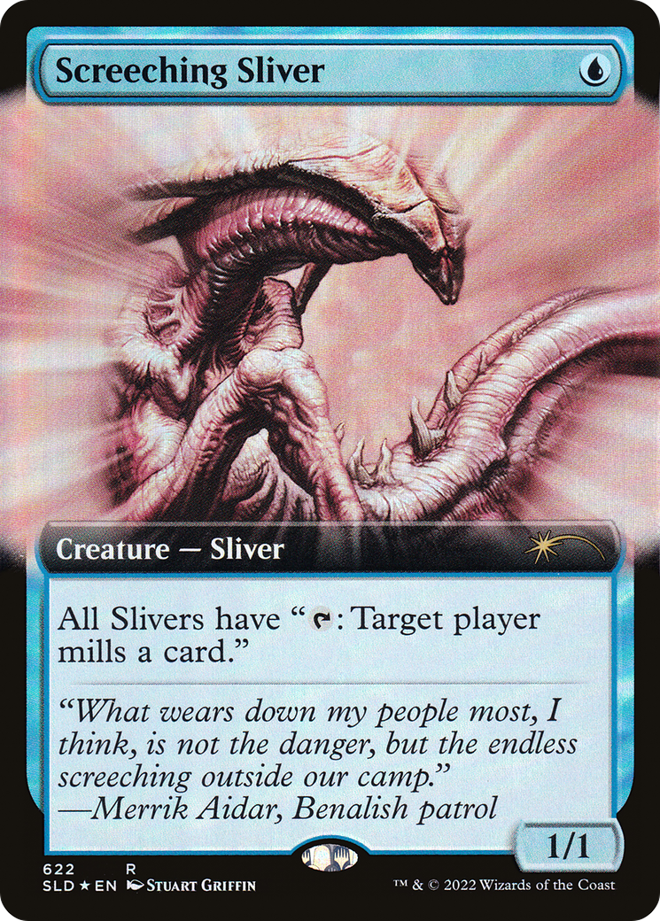 Screeching Sliver (Extended Art) [Secret Lair Drop Promos]-1