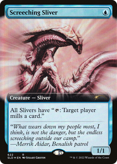 Screeching Sliver (Extended Art) [Secret Lair Drop Promos]-1