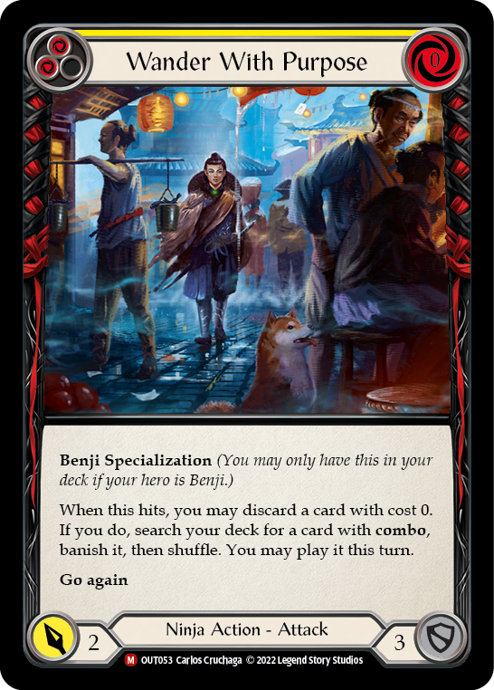 Wander With Purpose [OUT053] (Outsiders)  Rainbow Foil-1