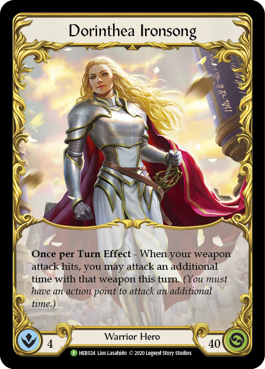 Dorinthea Ironsong [HER024] (Promo)  1st Edition Rainbow Foil-1