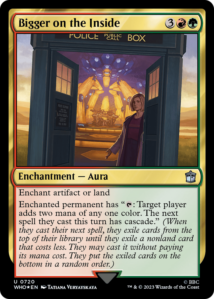 Bigger on the Inside (Surge Foil) [Doctor Who]-1