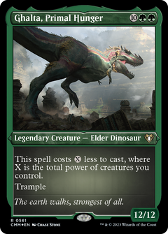 Ghalta, Primal Hunger (CMM-561) - Commander Masters Etched Foil-1