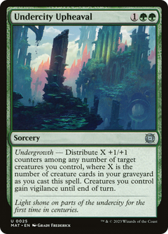Undercity Upheaval (MAT-025) - March of the Machine: The Aftermath Foil-1