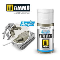 Ammo by MIG Acrylic Filter Light Grey