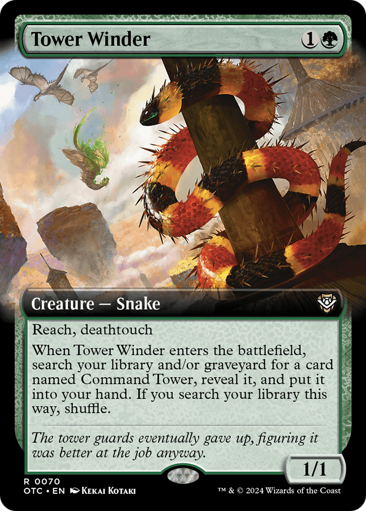Tower Winder (Extended Art) [Outlaws of Thunder Junction Commander]-1