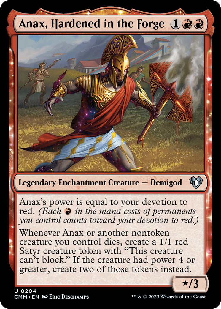 Anax, Hardened in the Forge [Commander Masters]-1