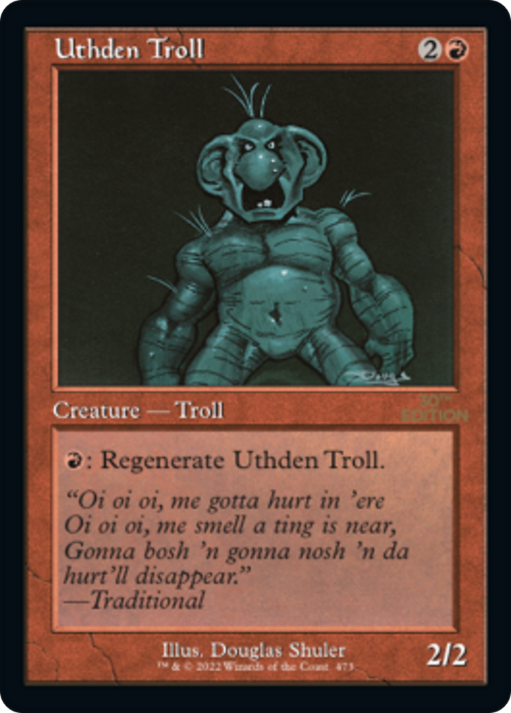 Uthden Troll (Retro Frame) (30A-473) - 30th Anniversary Edition-1