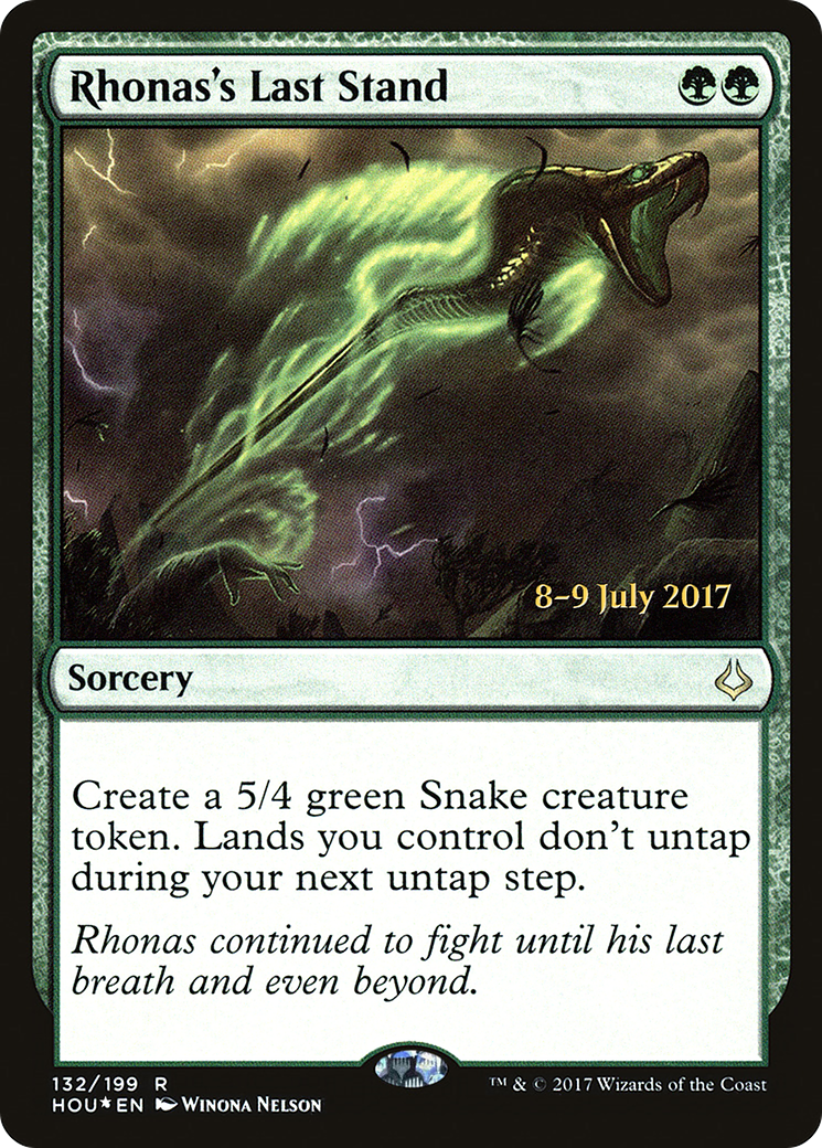 Rhonas's Last Stand [Hour of Devastation Prerelease Promos]-1