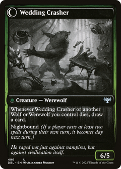 Wolfkin Outcast (DBL-496) - Innistrad: Double Feature: (Double Faced Transform)-2