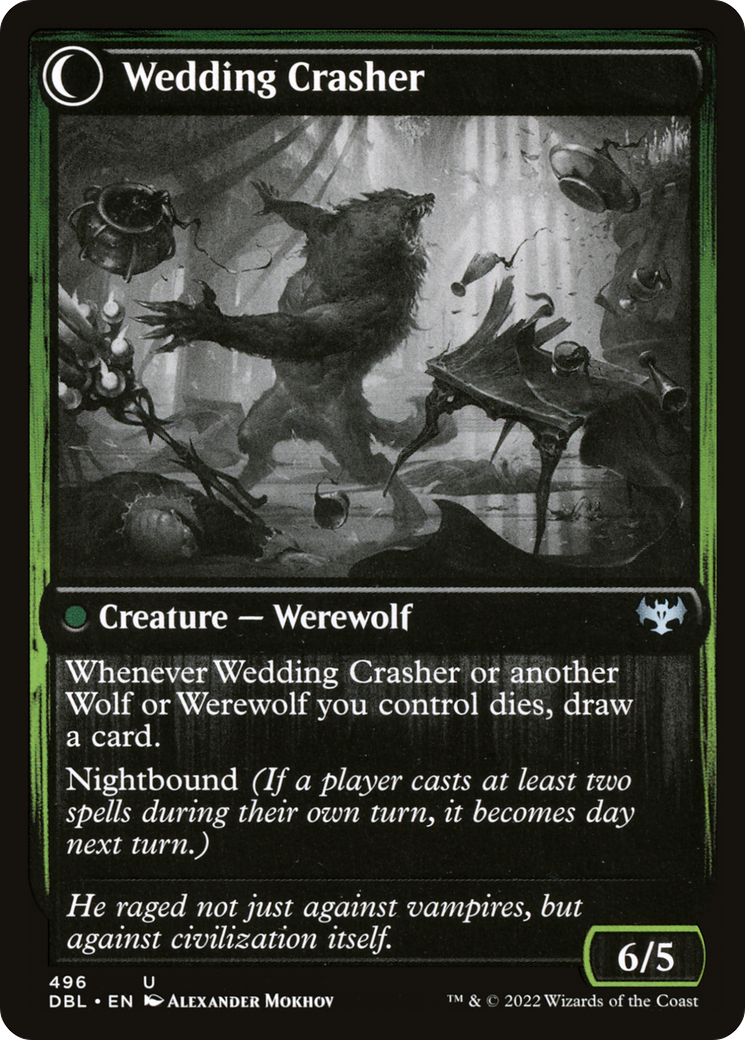Wolfkin Outcast (DBL-496) - Innistrad: Double Feature: (Double Faced Transform)-2
