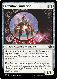 Attentive Sunscribe [The Lost Caverns of Ixalan]-1