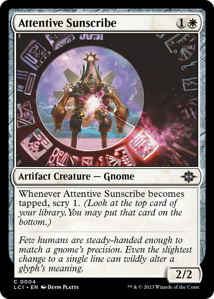 Attentive Sunscribe [The Lost Caverns of Ixalan]-1