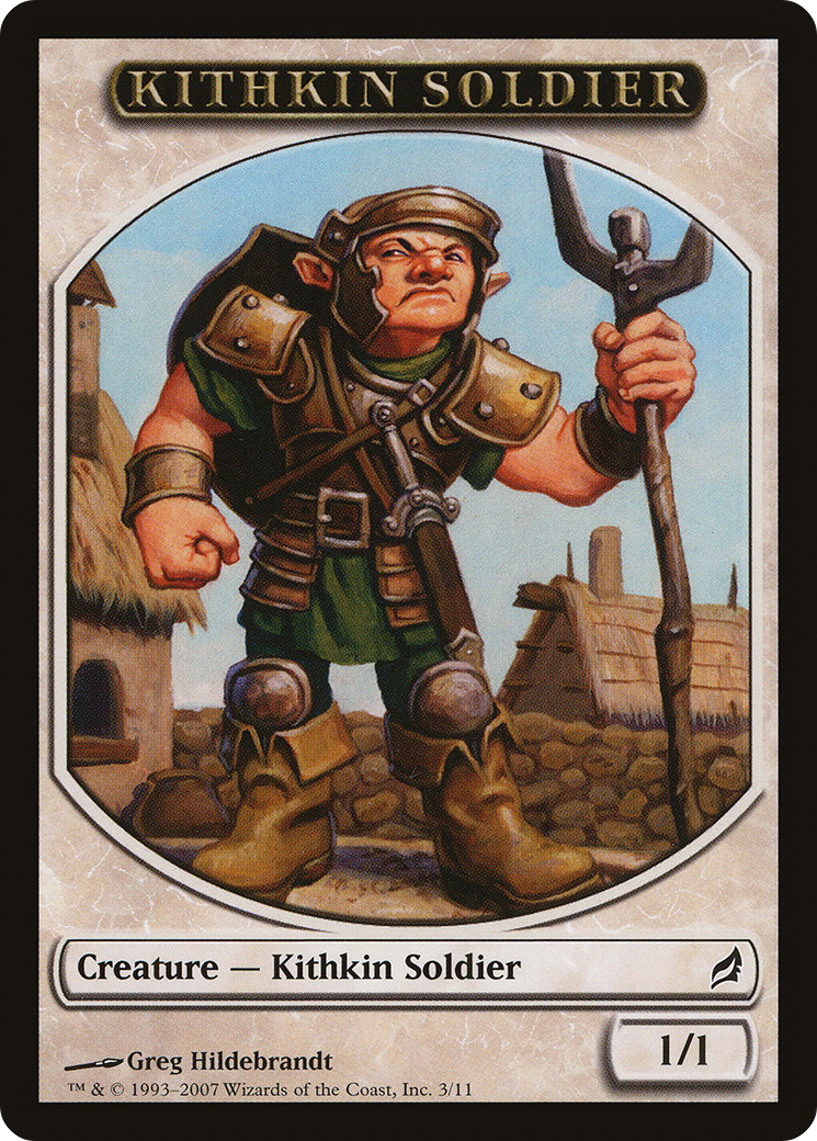 Kithkin Soldier Token [Lorwyn Tokens]-1