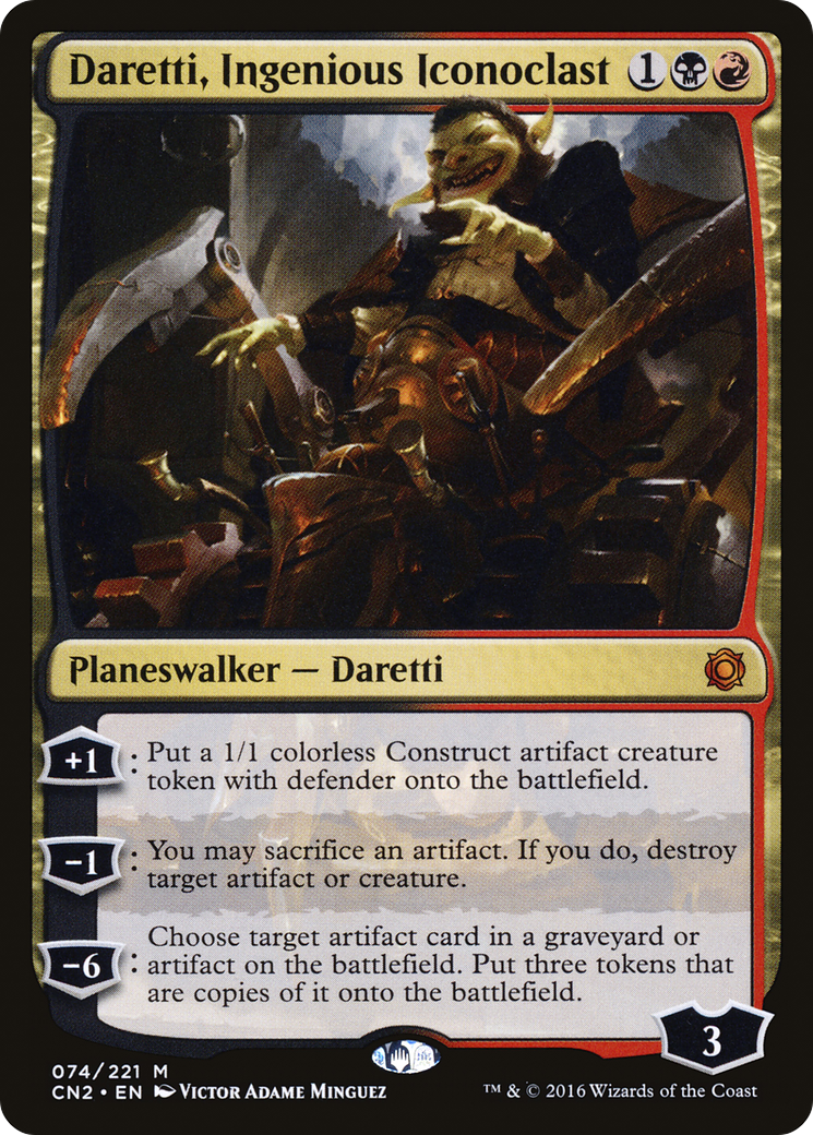 Daretti, Ingenious Iconoclast [Conspiracy: Take the Crown]-1