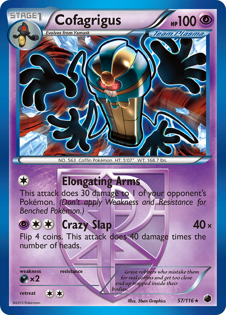 Cofagrigus (57/116) [Black & White: Plasma Freeze]-1