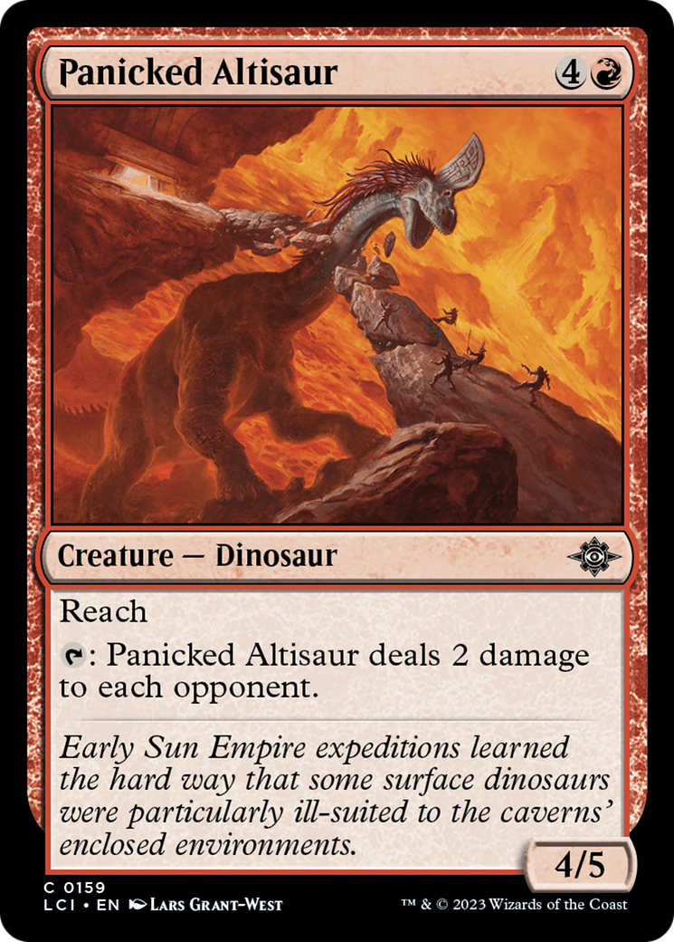 Panicked Altisaur [The Lost Caverns of Ixalan]-1