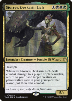 Storrev, Devkarin Lich (Promo Pack) [War of the Spark Promos]-1