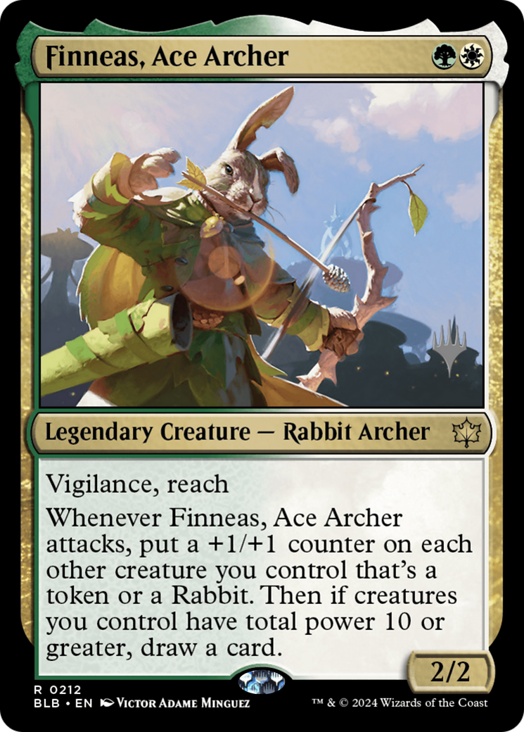 Finneas, Ace Archer (Promo Pack) [Bloomburrow Promos]-1