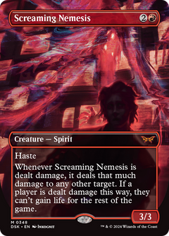 Screaming Nemesis (Borderless) [Duskmourn: House of Horror]-1