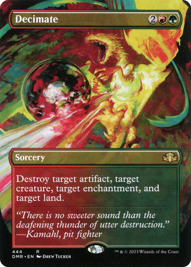 Decimate (Borderless Alternate Art) [Dominaria Remastered]-1