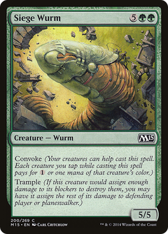 Siege Wurm [Magic 2015]-1