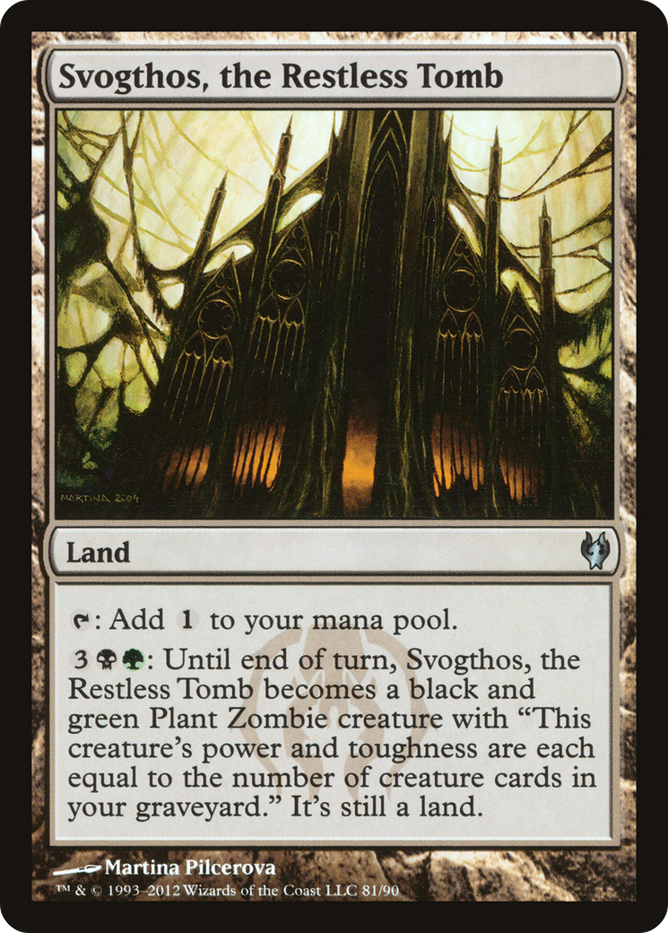 Svogthos, the Restless Tomb [Duel Decks: Izzet vs. Golgari]-1