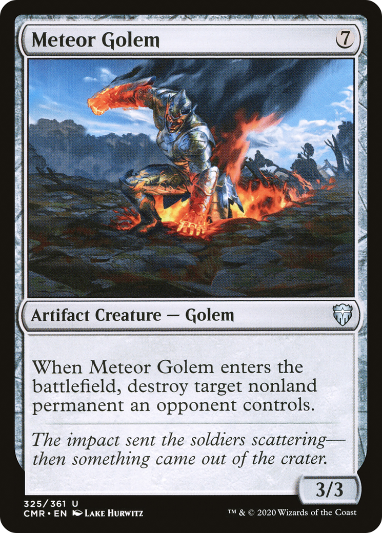 Meteor Golem (325) [Commander Legends]-1
