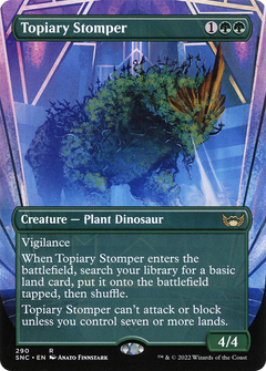 Topiary Stomper (Borderless Alternate Art) [Streets of New Capenna]-1