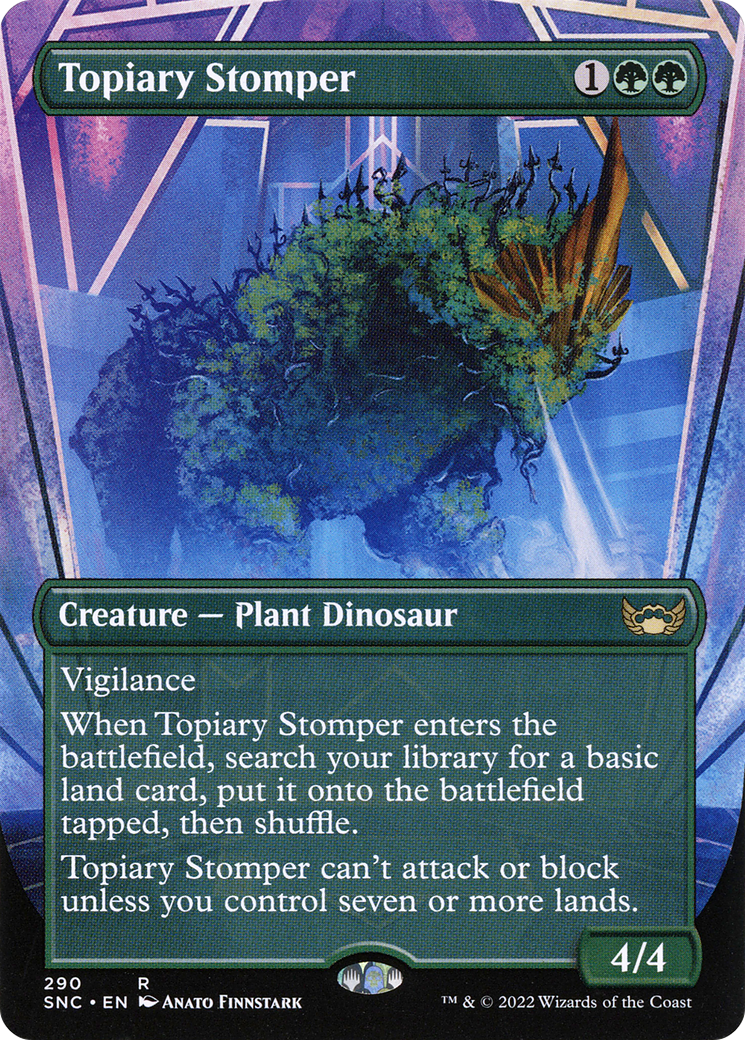 Topiary Stomper (Borderless Alternate Art) [Streets of New Capenna]-1