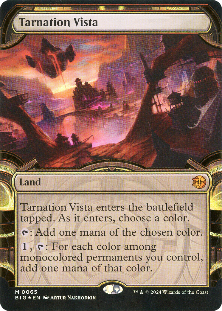 Tarnation Vista (Showcase) (Raised Foil) [Outlaws of Thunder Junction: The Big Score]-1