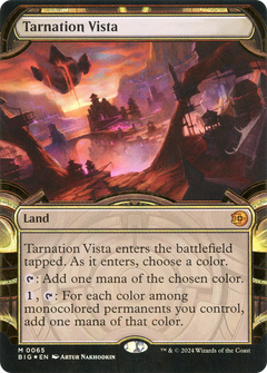 Tarnation Vista (Showcase) (Raised Foil) [Outlaws of Thunder Junction: The Big Score]-1