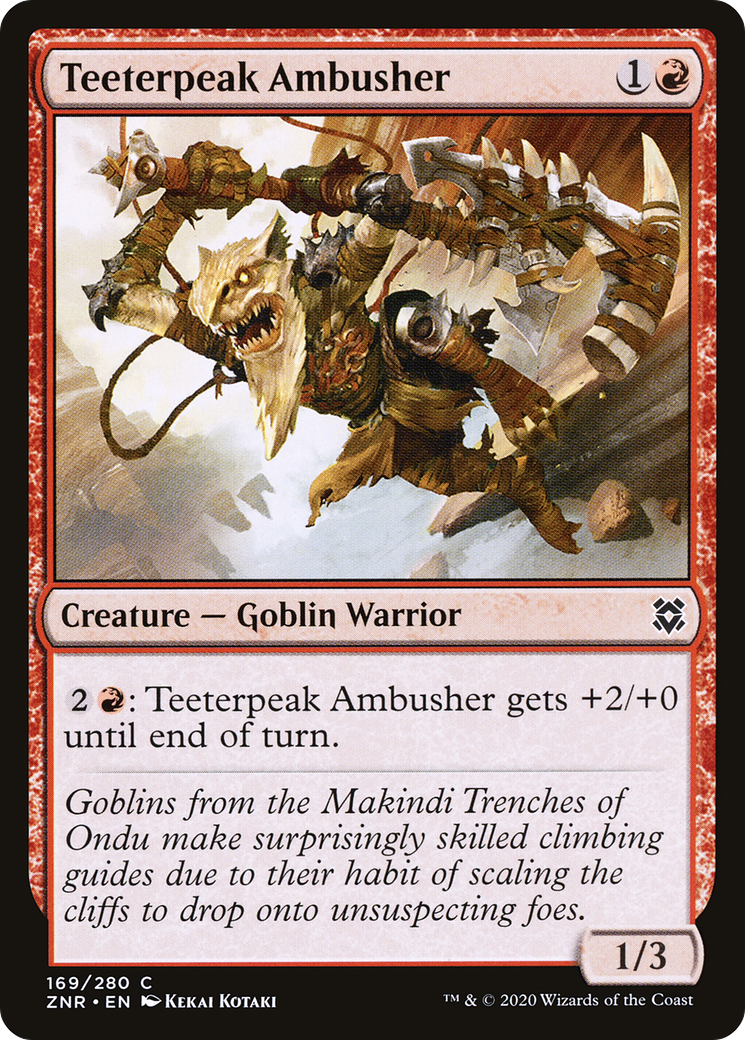 Teeterpeak Ambusher [Zendikar Rising]-1