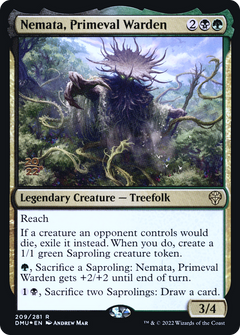 Nemata, Primeval Warden [Dominaria United Prerelease Promos]-1