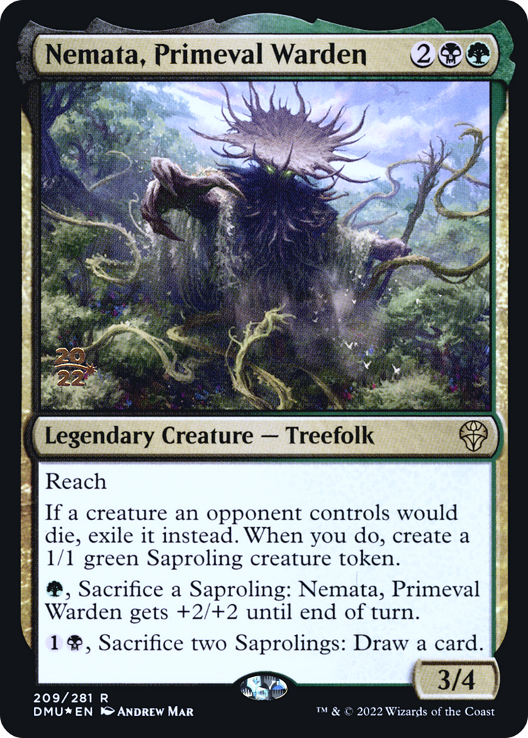 Nemata, Primeval Warden [Dominaria United Prerelease Promos]-1