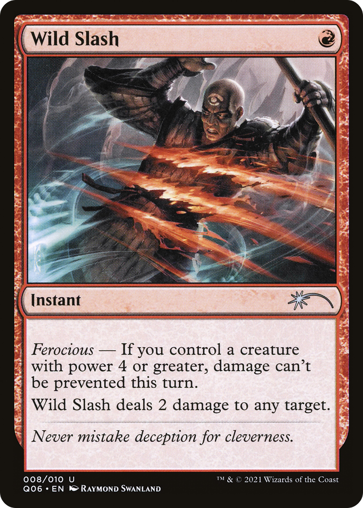 Wild Slash (UMP-008) - Pioneer Challenger Decks 2021-1