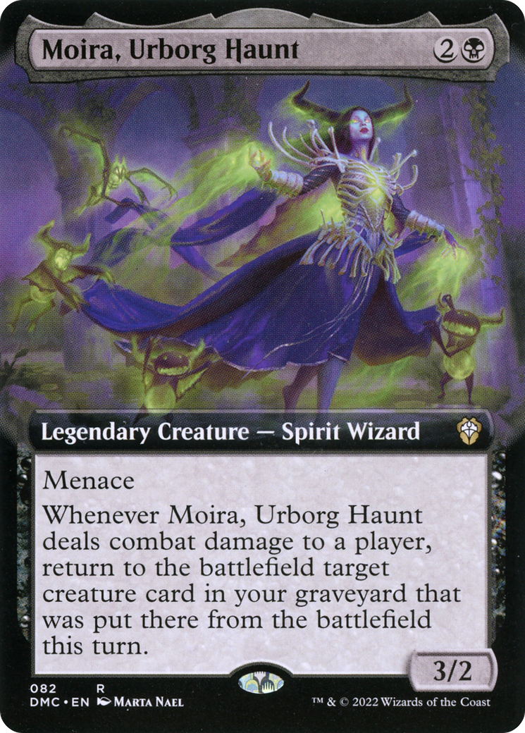 Moira, Urborg Haunt (Extended Art) [Dominaria United Commander]-1