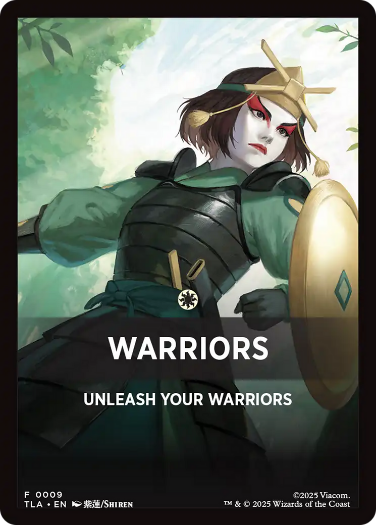 Warriors Theme Card [Avatar: The Last Airbender Tokens]-1